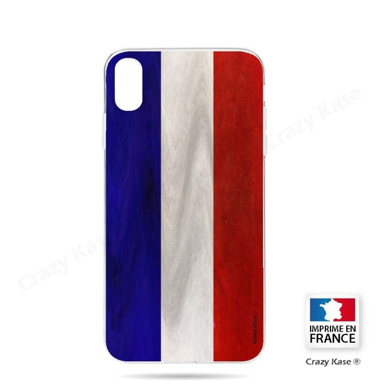 Coque iPhone Xr souple Drapeau Français Vintage- Crazy Kase