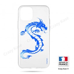 Coque compatible iphone 11 souple Dragon bleu - Crazy Kase