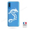 Coque compatible Galaxy A50 souple Dragon Blanc - Crazy Kase