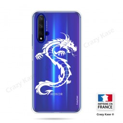 Coque compatible Honor 20 souple Dragon Blanc - Crazy Kase